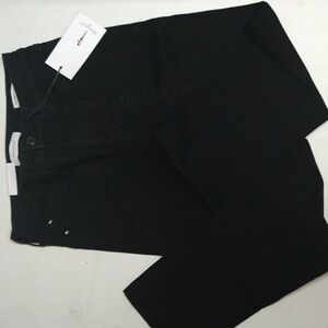 NEW! Skinny Girl December High-Rise Slim Straight Jeans, Black